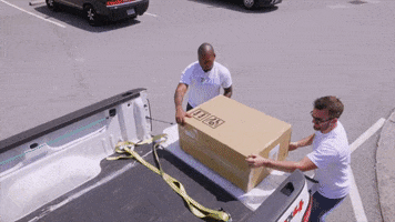 GoShareApp delivery box move truck GIF
