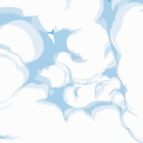 Rocket Clouds GIF