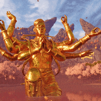Pagan Min Golden Statue GIF by Far Cry 6