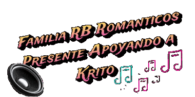 Familia Rb Romanticos Presente Apoyando A Krito Sticker