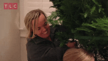 Decorating Christmas Tree GIF by TLC Europe