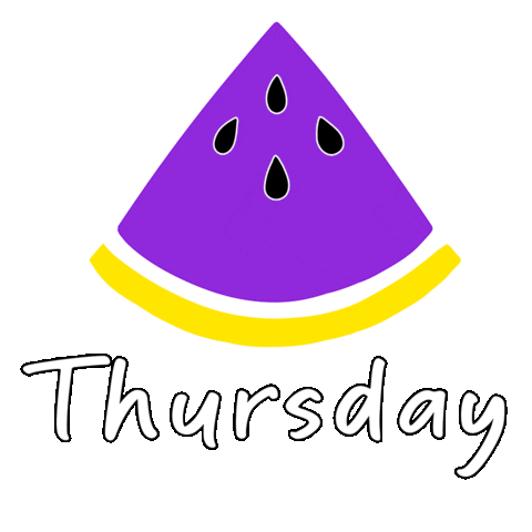 Thursday Desing Sticker by GoPublicidad