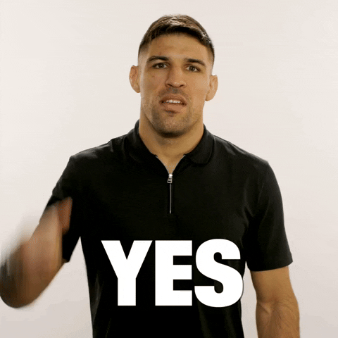 Vicente Luque Yes GIF by UFC