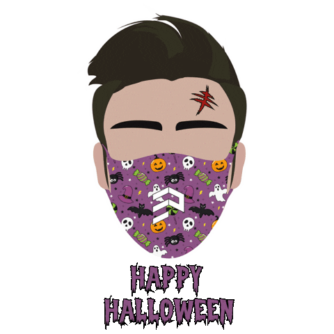 Halloween Stay Home Sticker by Edoardo Perrotti