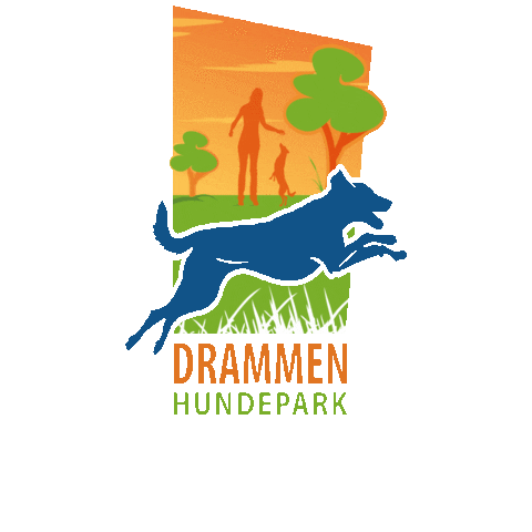 Drammen Hundepark Sticker