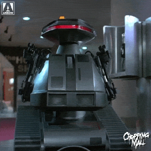 Chopping Mall Robot GIF by Arrow Video