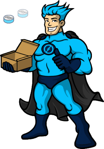snusHERO Sticker