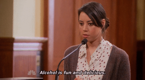 drunk parks and rec GIF