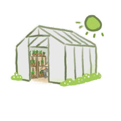 Straw Hat Cute Cat Sticker