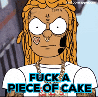 Piece Of Cake Comedy GIF by Hey Mikey!