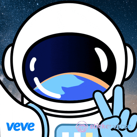 Peace Out Space GIF by VeVe