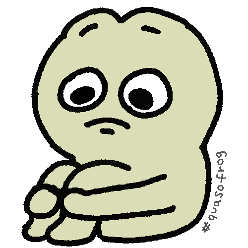 Sad Frog GIF