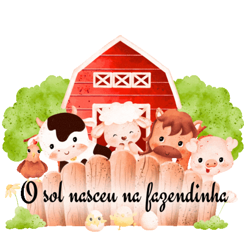 Bom Dia Fazendinha Sticker by erikaamorimm