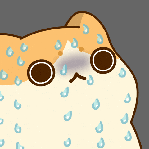 Neko Sweating GIF by Bichi Mao