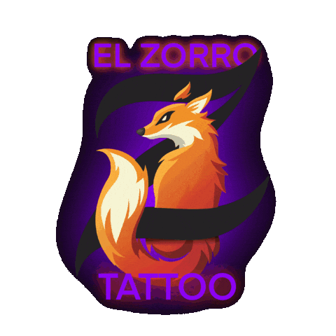 EL ZORRO TATTOO Sticker