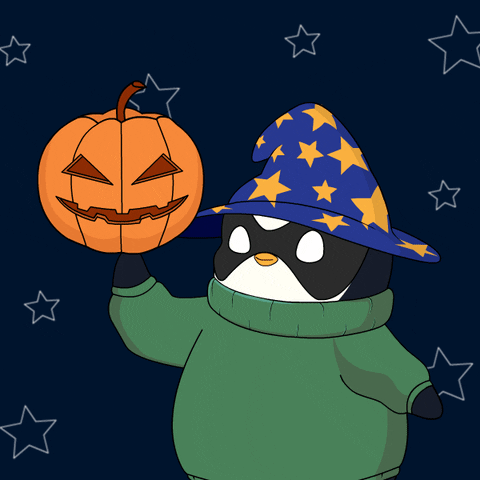 Halloween Fall GIF by Pudgy Penguins
