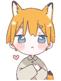 Girl Fox Sticker