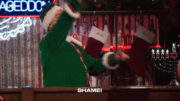 Christmas Shame GIF by USA Network