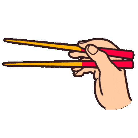 Chopsticks Okinawa Sticker