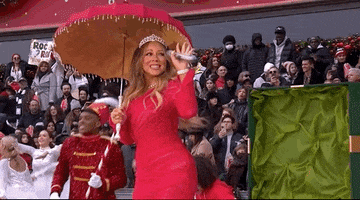 Waving Mariah Carey GIF by The 96th Macy’s Thanksgiving Day Parade