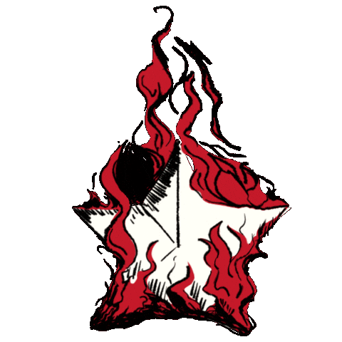 Fire Star Sticker by Lady Gaga