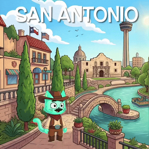 Texas Spurs GIF by Hero Galaxy NFT