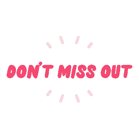 Sale Dont Miss Out Sticker by Caroline's Choice for iOS & Android GIPHY