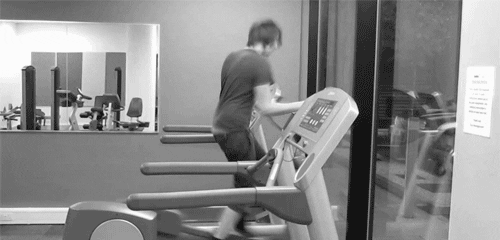 work out gym GIF