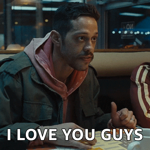 Pete Davidson Friendship GIF by How To Rob A Bank