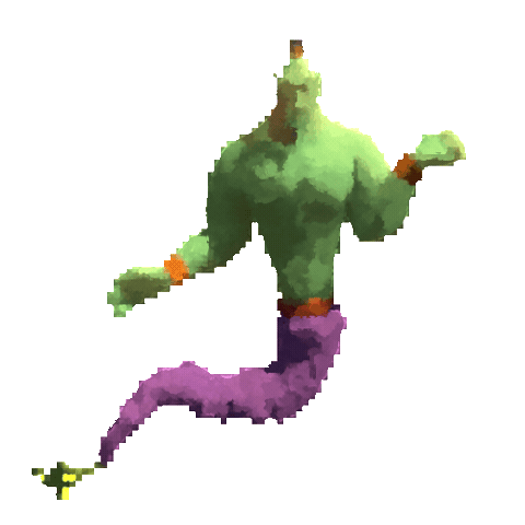 Disappointed Genie Sticker