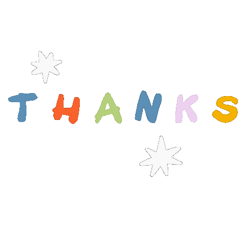 Thanks Thank You Sticker