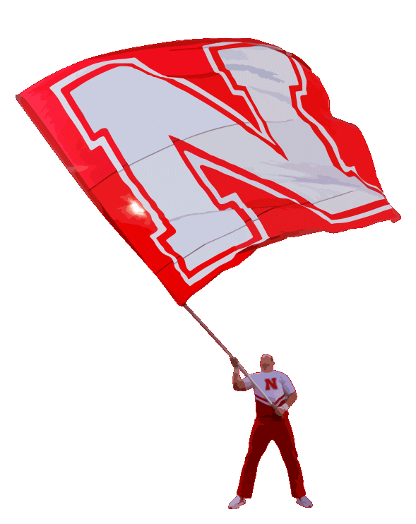 Big Ten Football Sticker by University of Nebraska–Lincoln