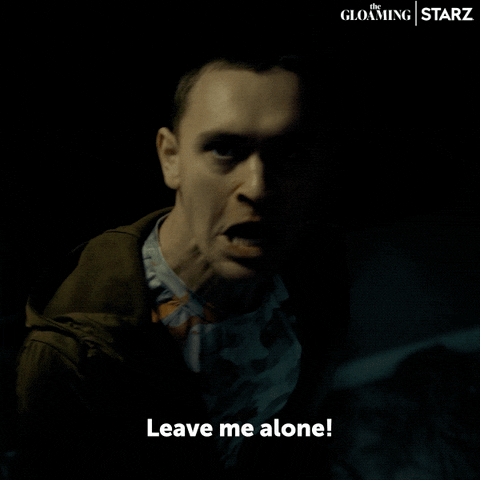Leave Me Alone Reaction GIF by STARZ