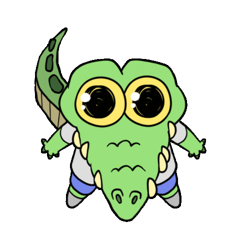 Coco Crocodile Sticker
