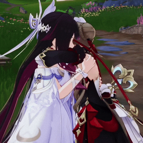 Sandrone Anime Hug GIF