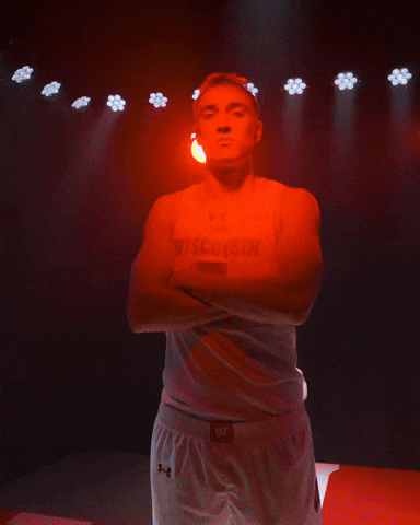 Badgers Basketball GIF by Wisconsin Badgers