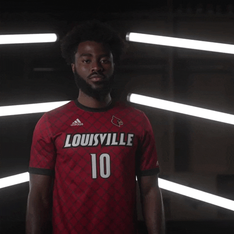 Dust Shoulders Achara GIF by Louisville Cardinals
