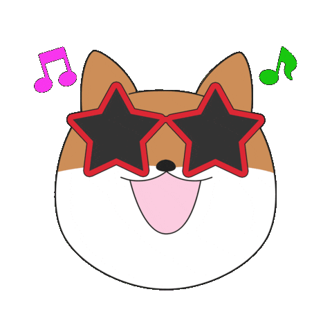 犬 ダンス Sticker