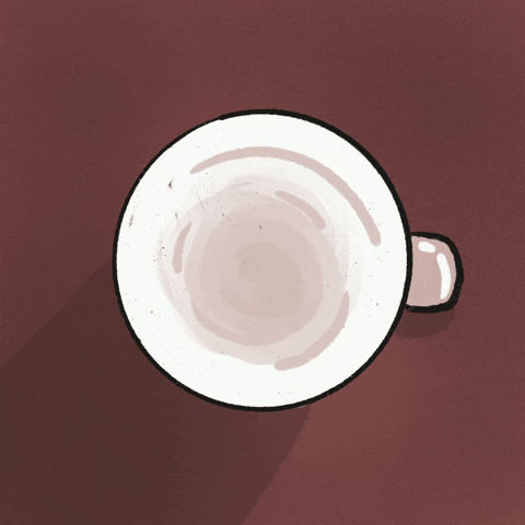 Stirring Coffee Shop GIF
