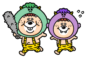 鬼 Sticker by KUMATAN