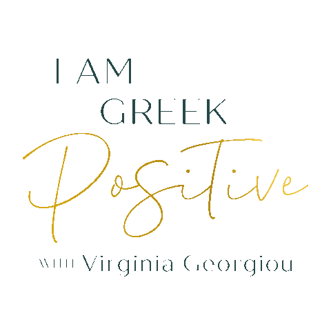 Greek Sticker by Virginia Georgiou
