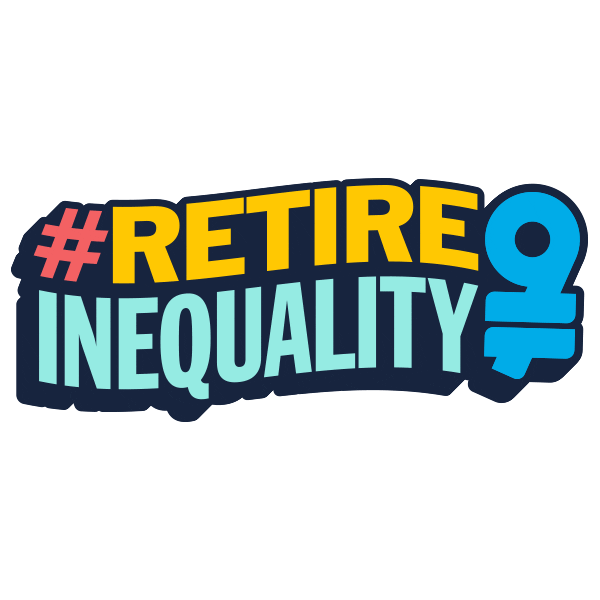 Title Ix Never Settle Sticker by TIAA Financial Services