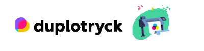 Duplotryck Sticker