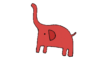 Elephant Olifant Sticker by Flouer
