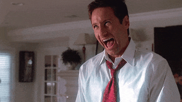 freaking out the x files GIF