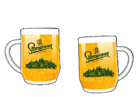 Cheers Tankard Sticker by Staropramen Beer