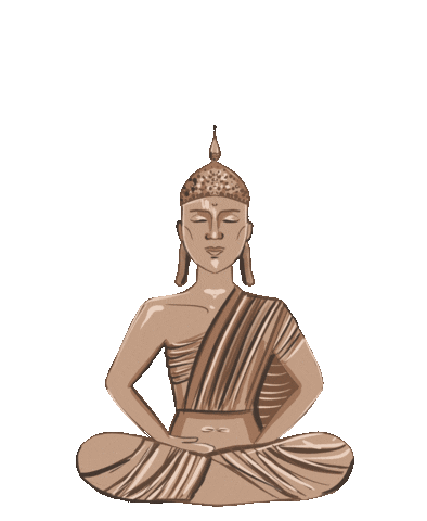 Boho Meditation Sticker