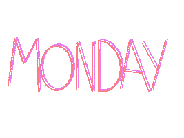 Monday Lunes Sticker