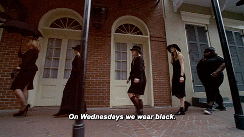 we wear black american horror story GIF by RealityTVGIFs
