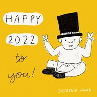 New Year Illustration GIF by Susanne Lamb